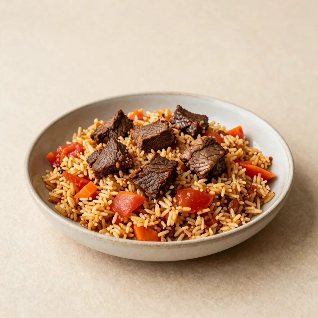 Riz gras au bœuf