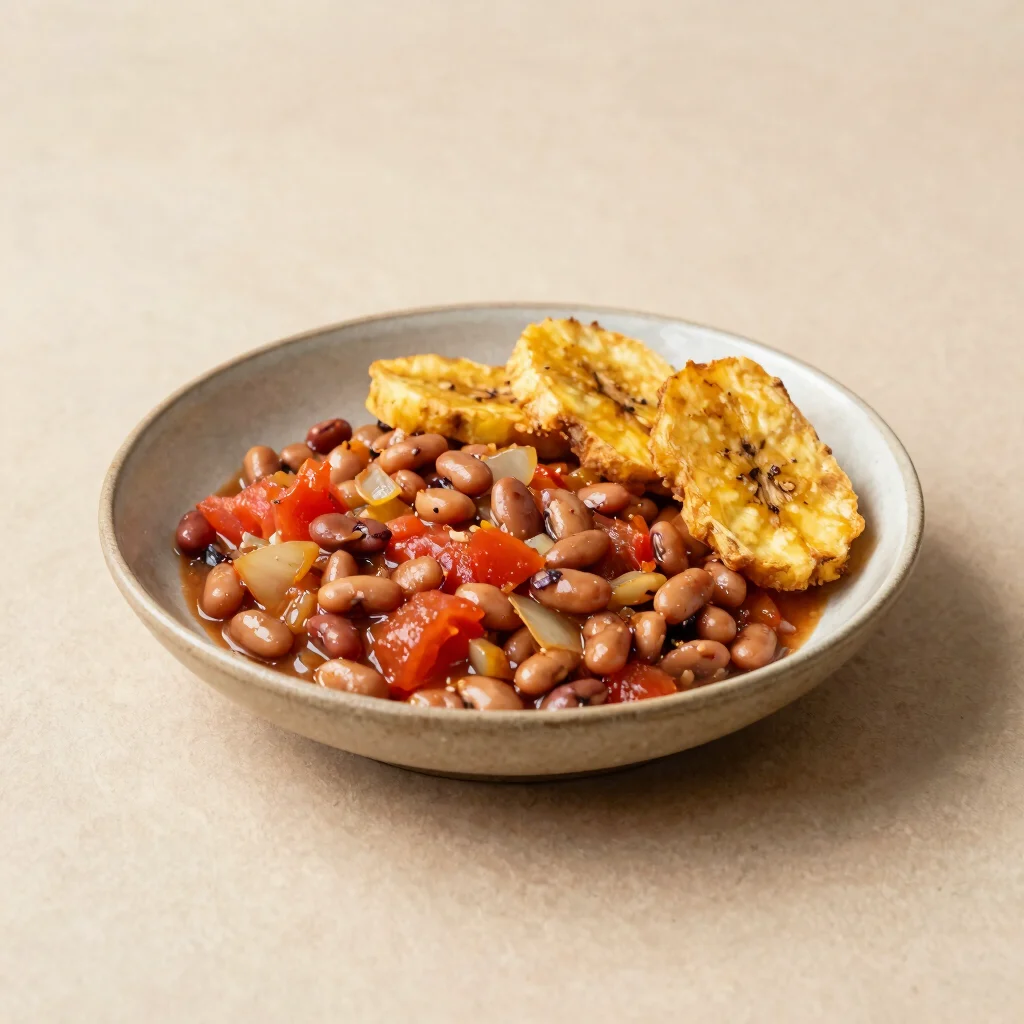 Haricots mijotés plantain