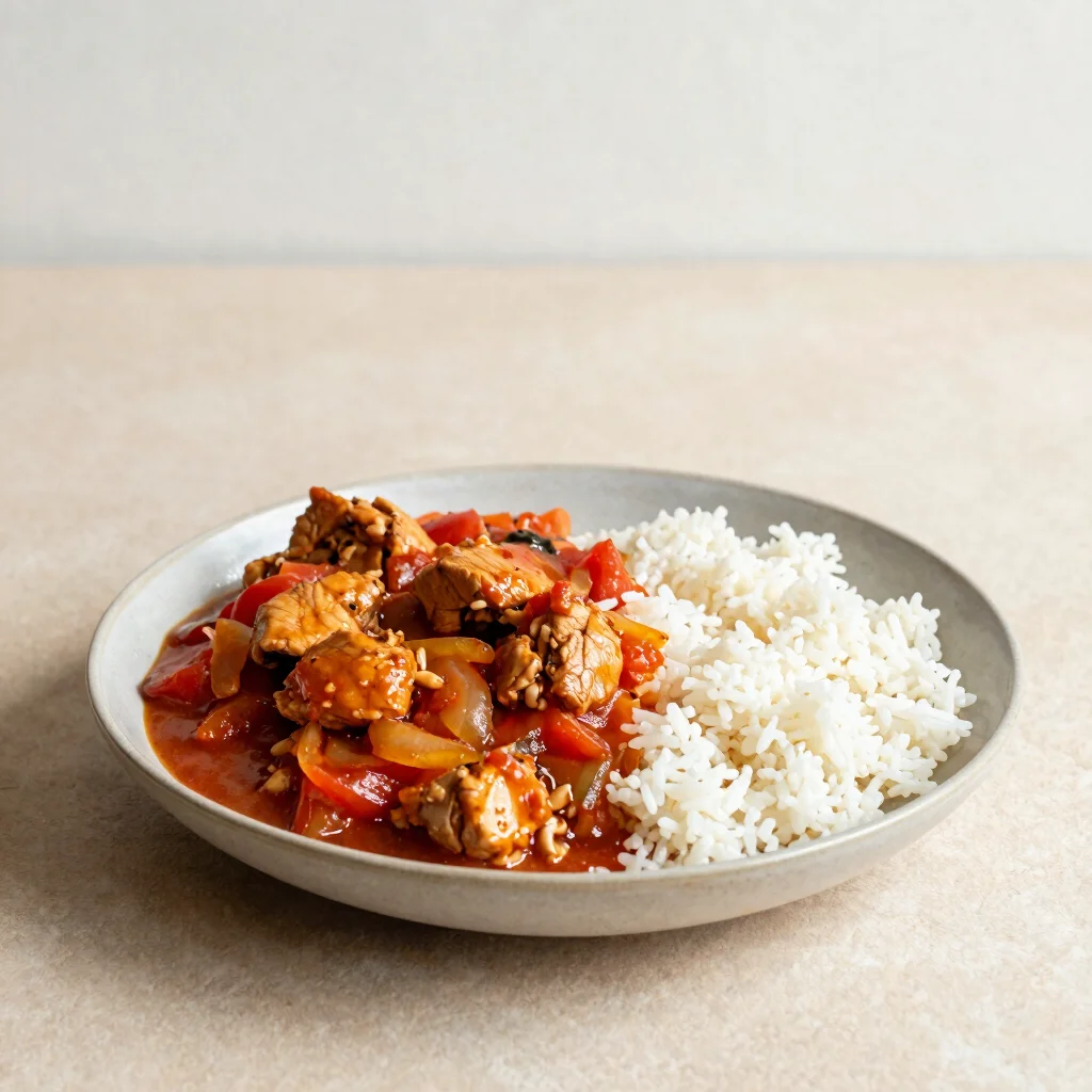 Poulet sauce tomate